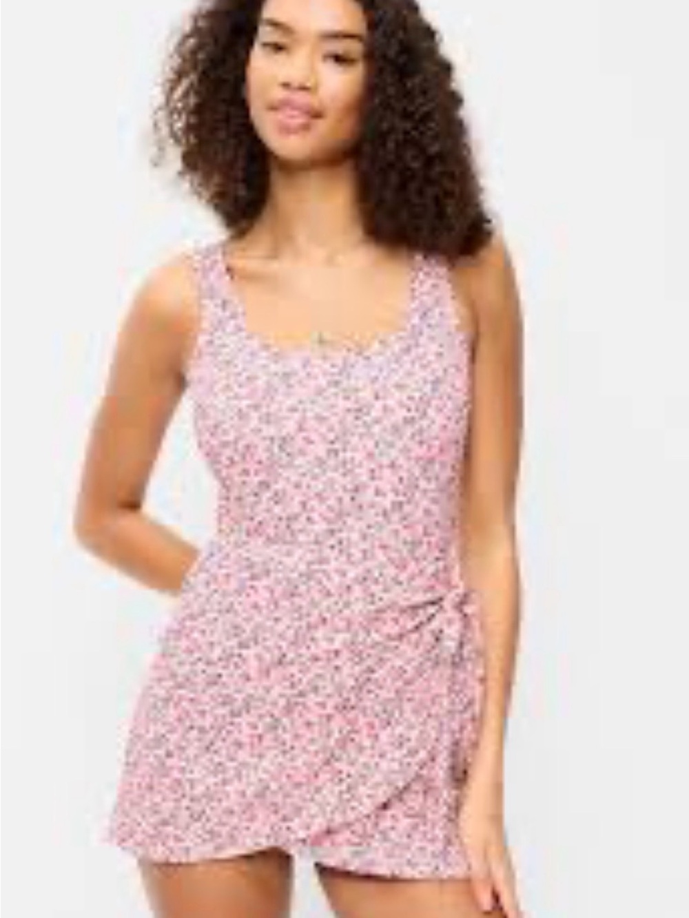 NWOT Old Navy Pique Side Tie Swim Dress Size 3X
